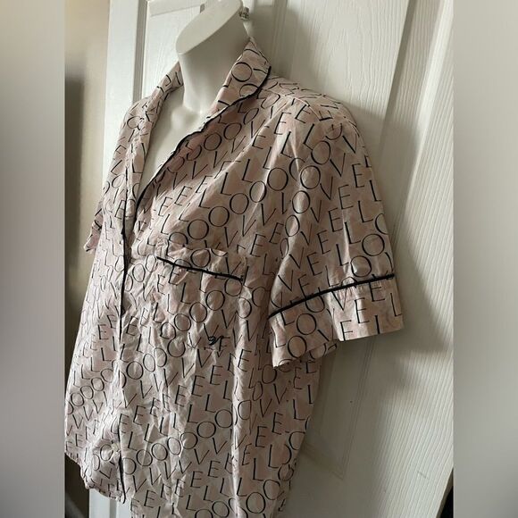 Women's Victoria's Secret Short Sleeve PJ Top Size M - Picture 2 of 4